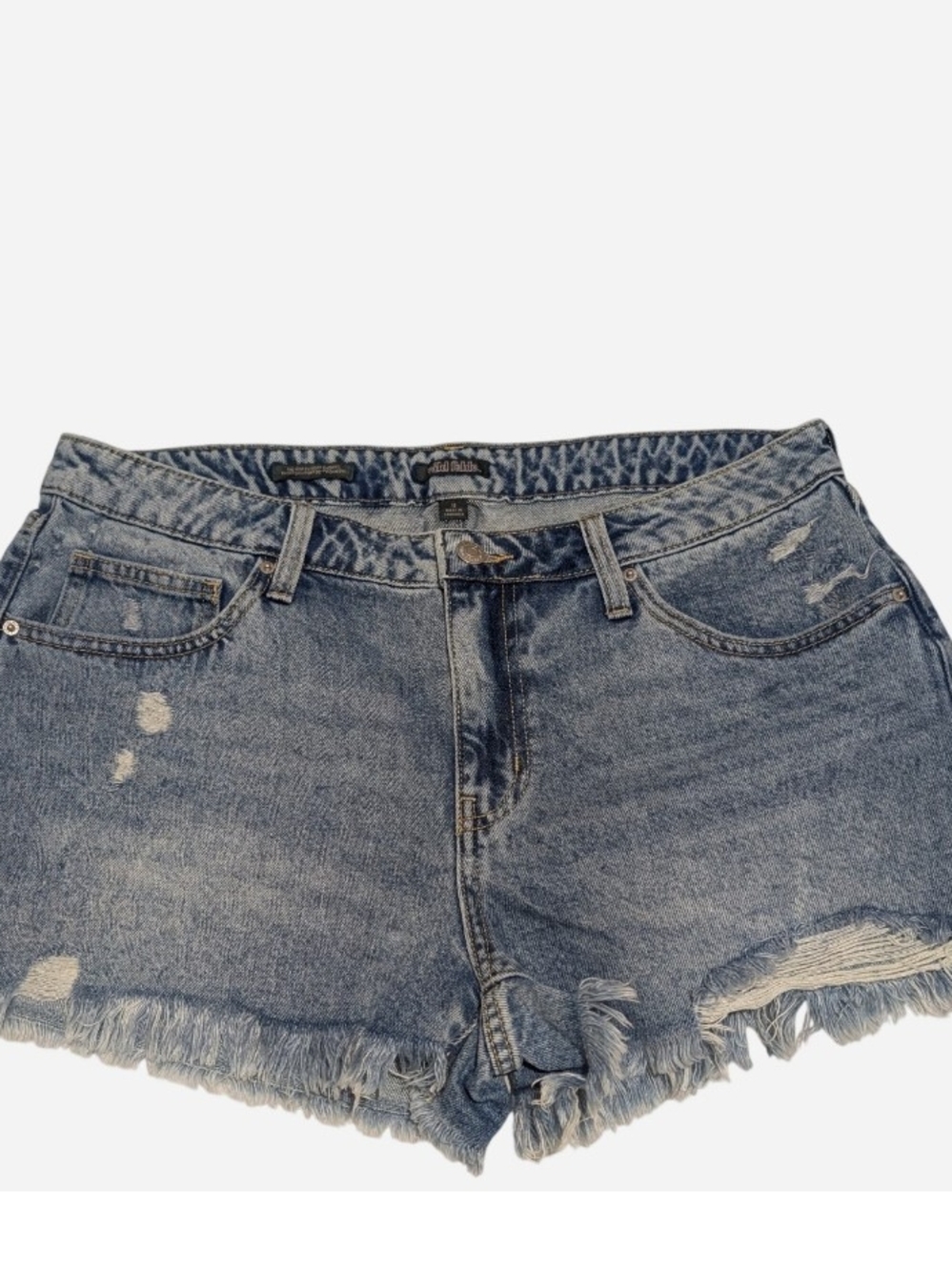 Universal Thread Distressed Denim Jean Shorts - Light Blue